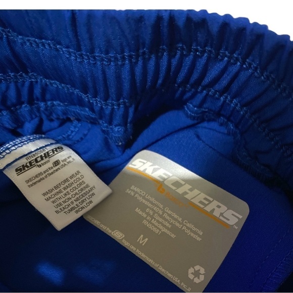 SKECHERS Pull-On Cargo Pants Joggers Women’s Size Medium Cobalt Blue NWO… - Picture 4 of 12